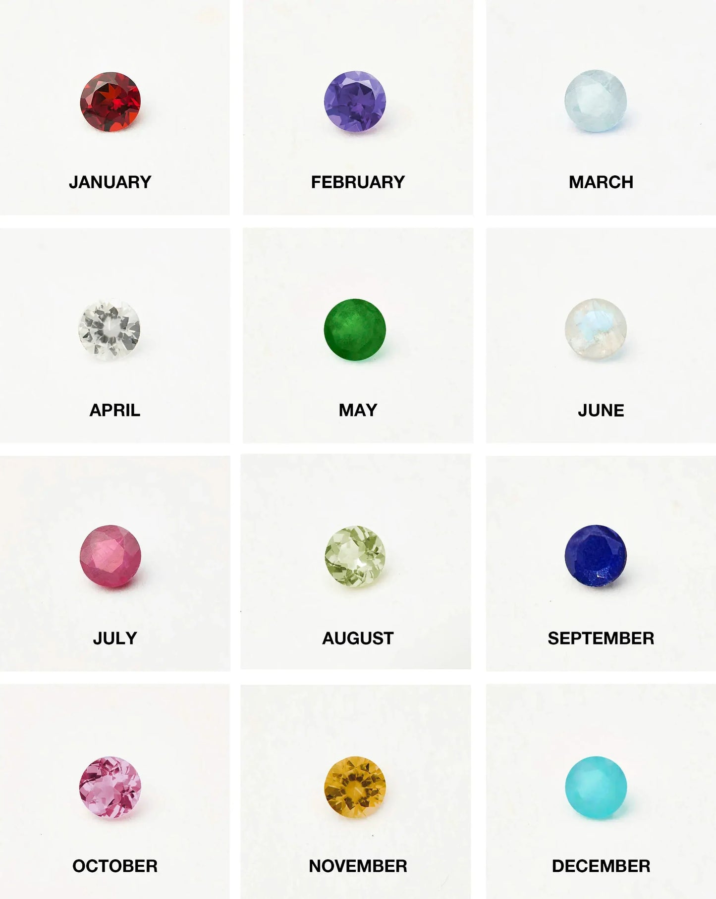 April Birthstone Chain Bracelet | 18ct Gold Plated Vermeil/Crystal