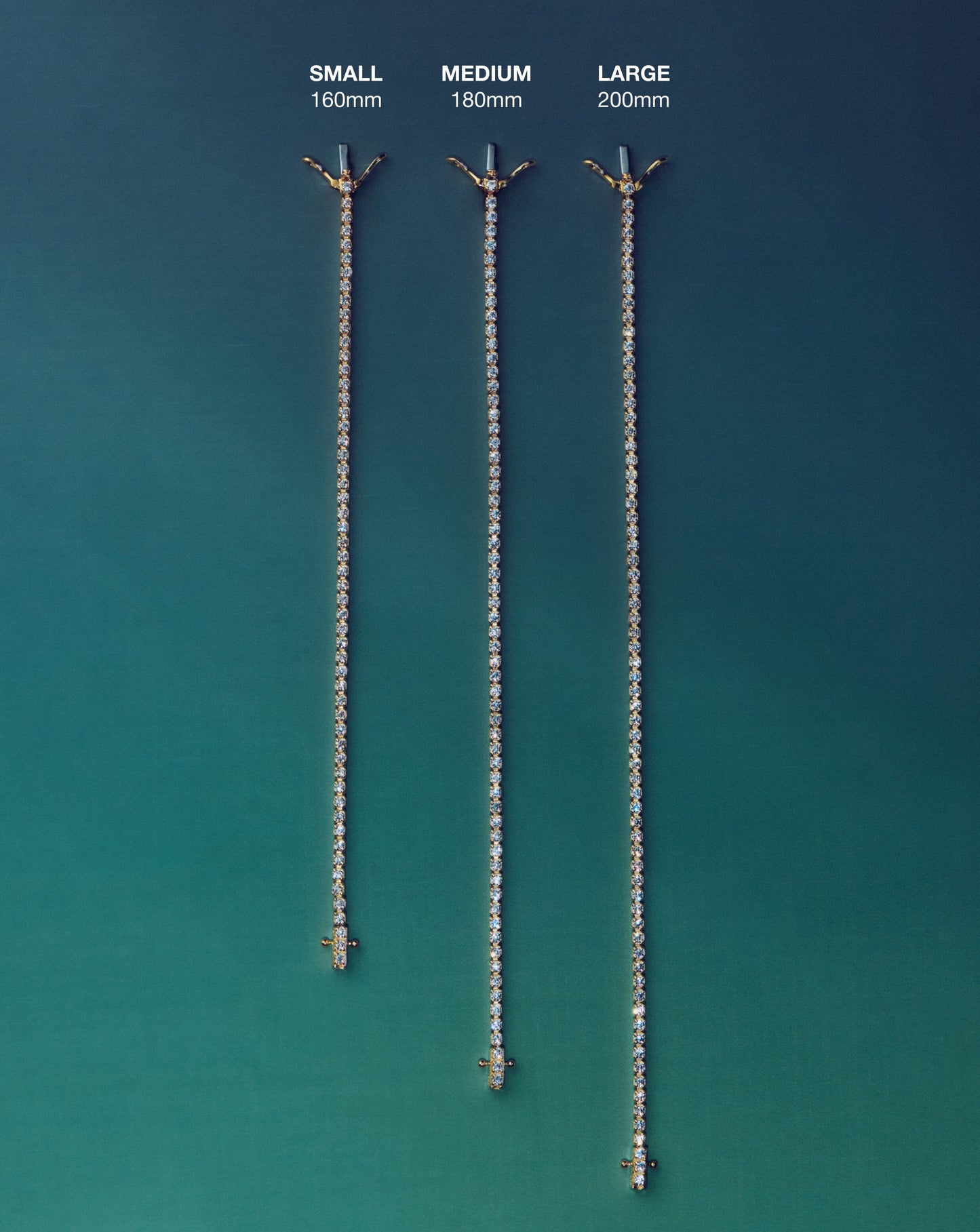 Classic Tennis Bracelet | 18ct Gold Vermeil Cubic Zirconia