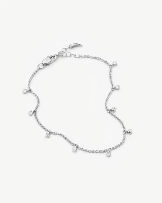 Interstellar Drop Bracelet | Silver Plated