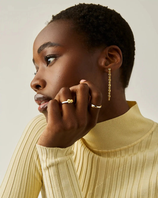 Lucy Williams Knot Stacking Ring | Mixed Metal