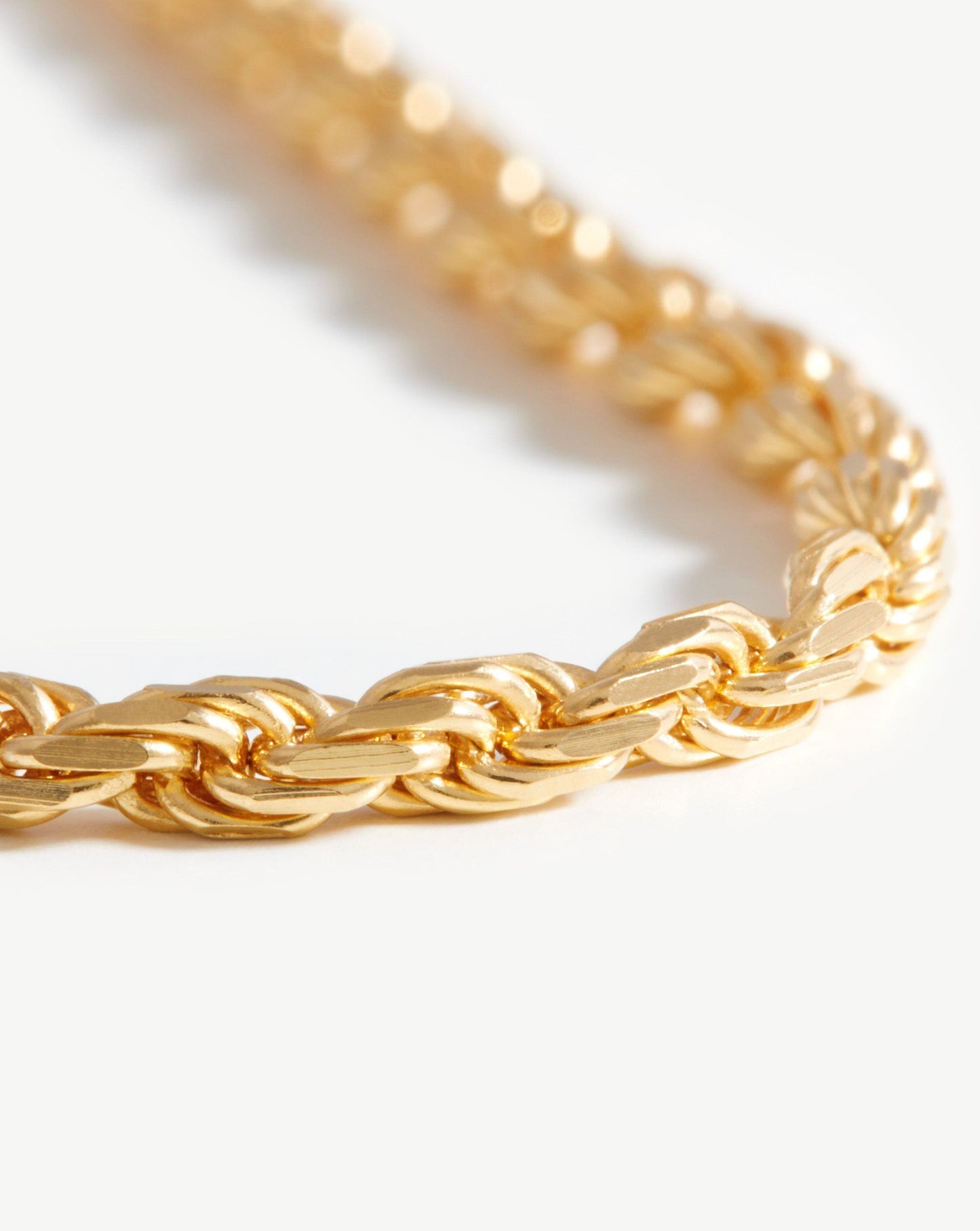 Medium Rope Chain Necklace | 18ct Gold Vermeil