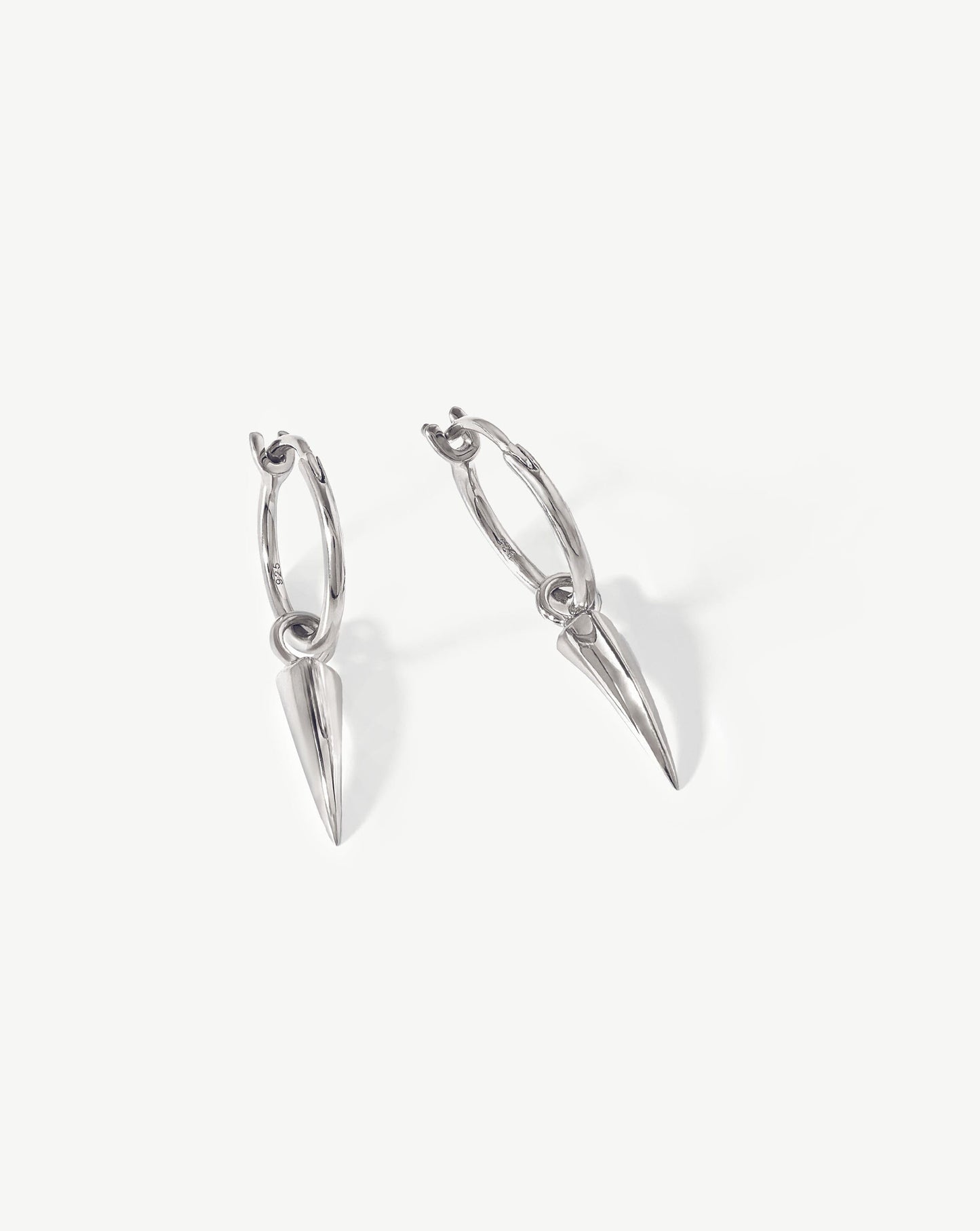 Mini Claw Charm Hoop Earrings