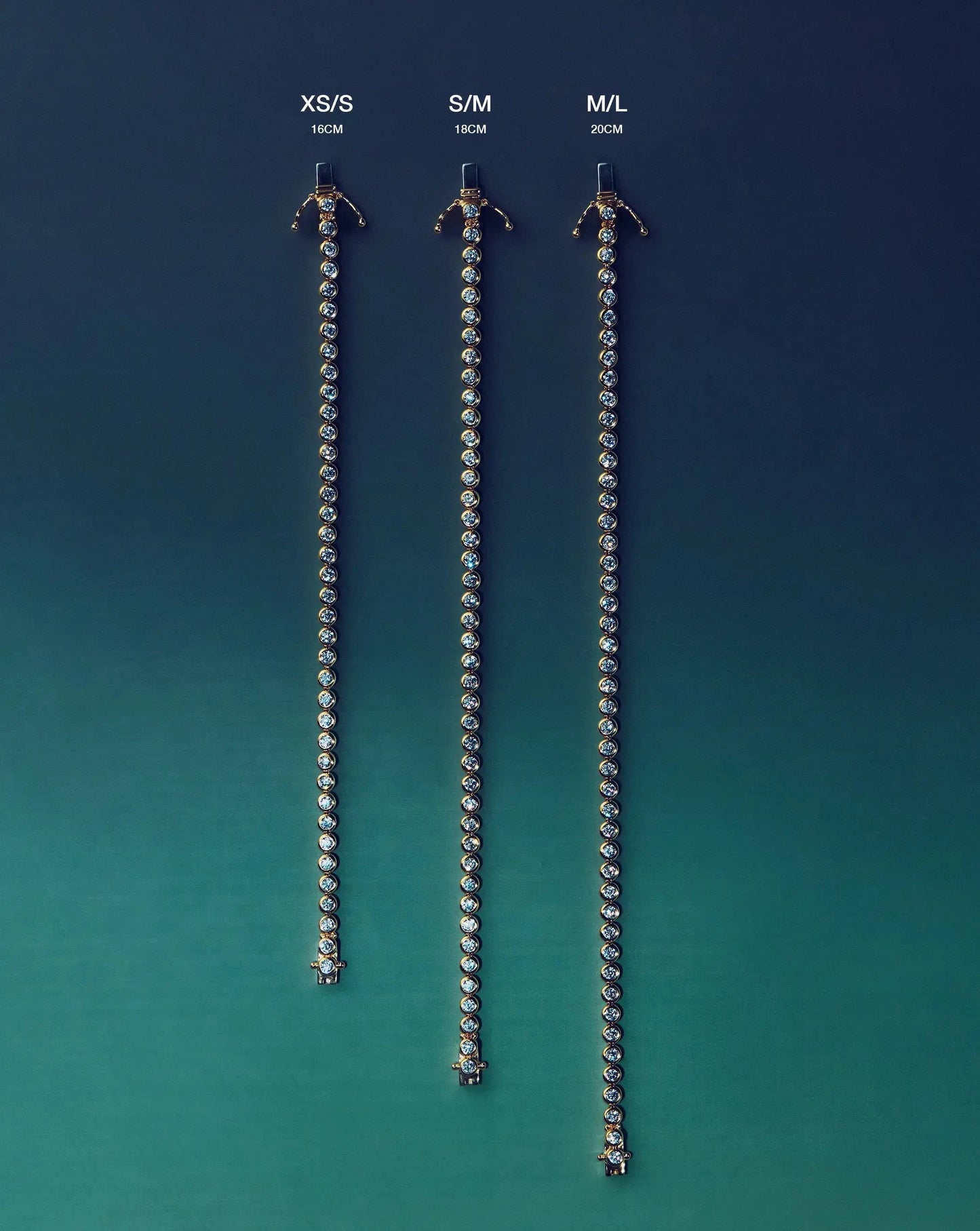 Tennis Round Bracelet | 18ct Gold Vermeil Cubic Zirconia