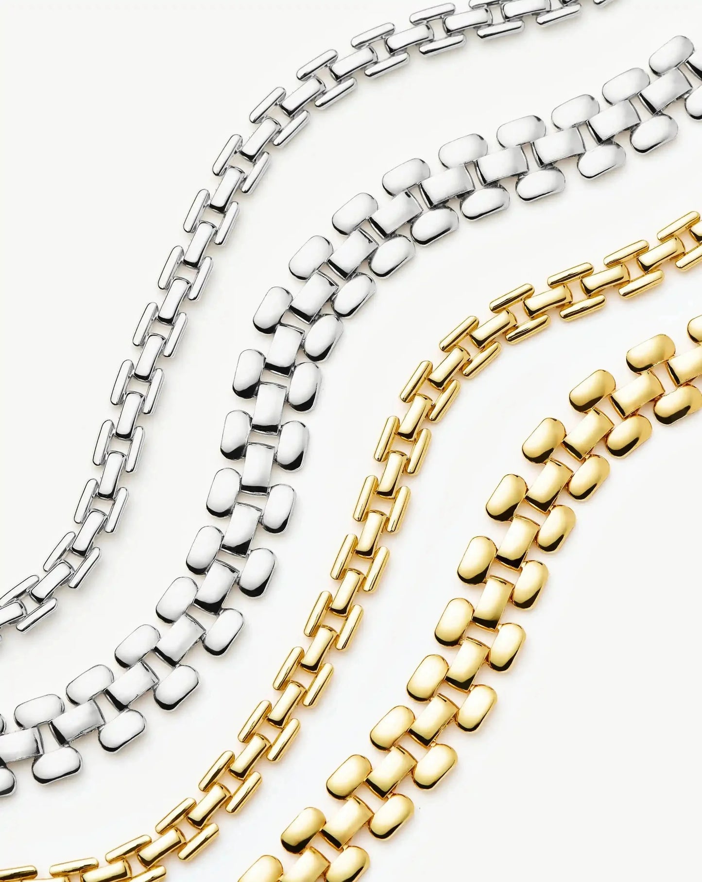 Timepiece Link Chain Bracelet | 18ct Gold Plated