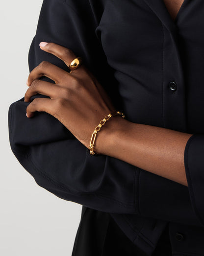 Axiom Chain Bracelet | 18ct Gold Plated