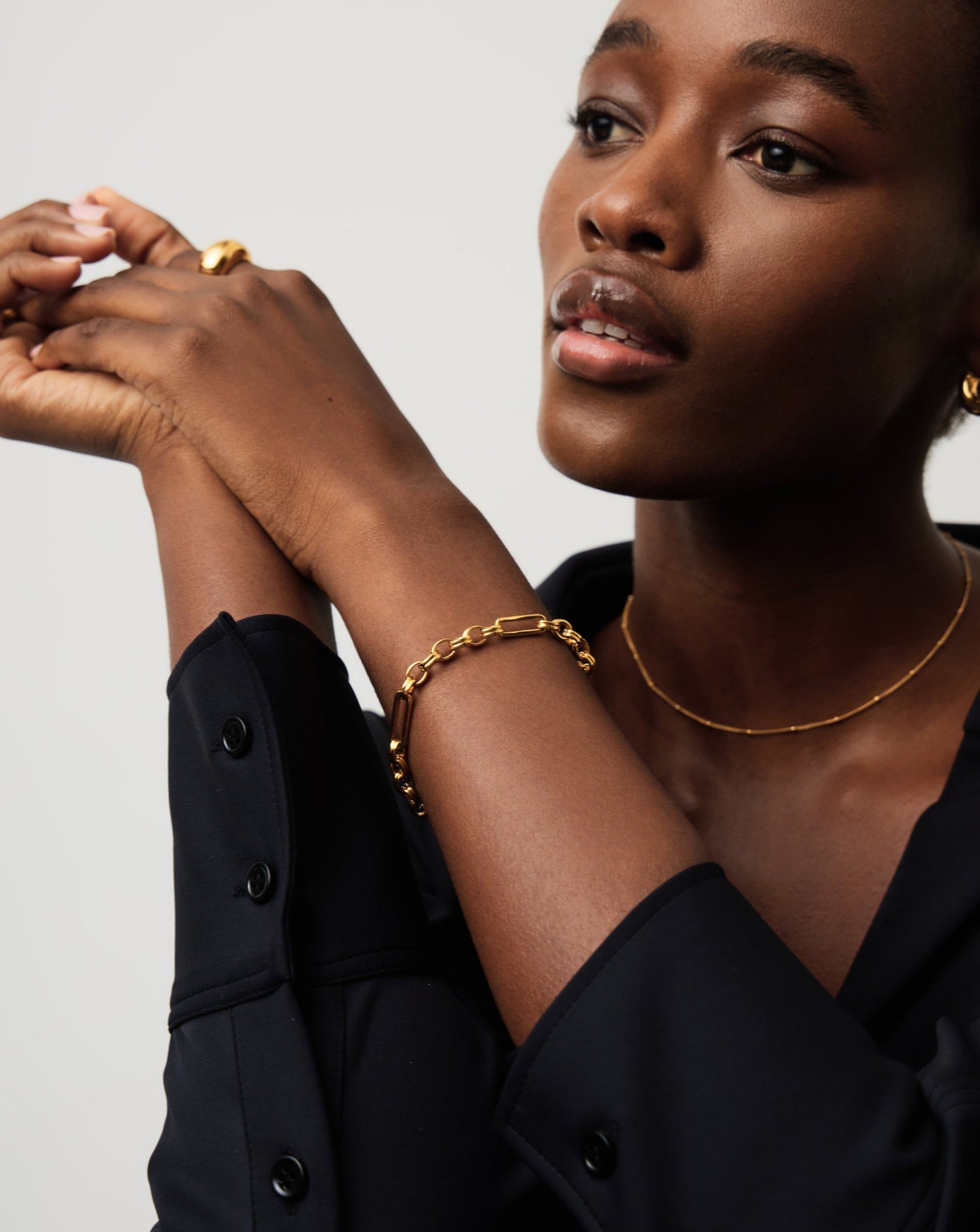 Axiom Chain Bracelet | 18ct Gold Plated