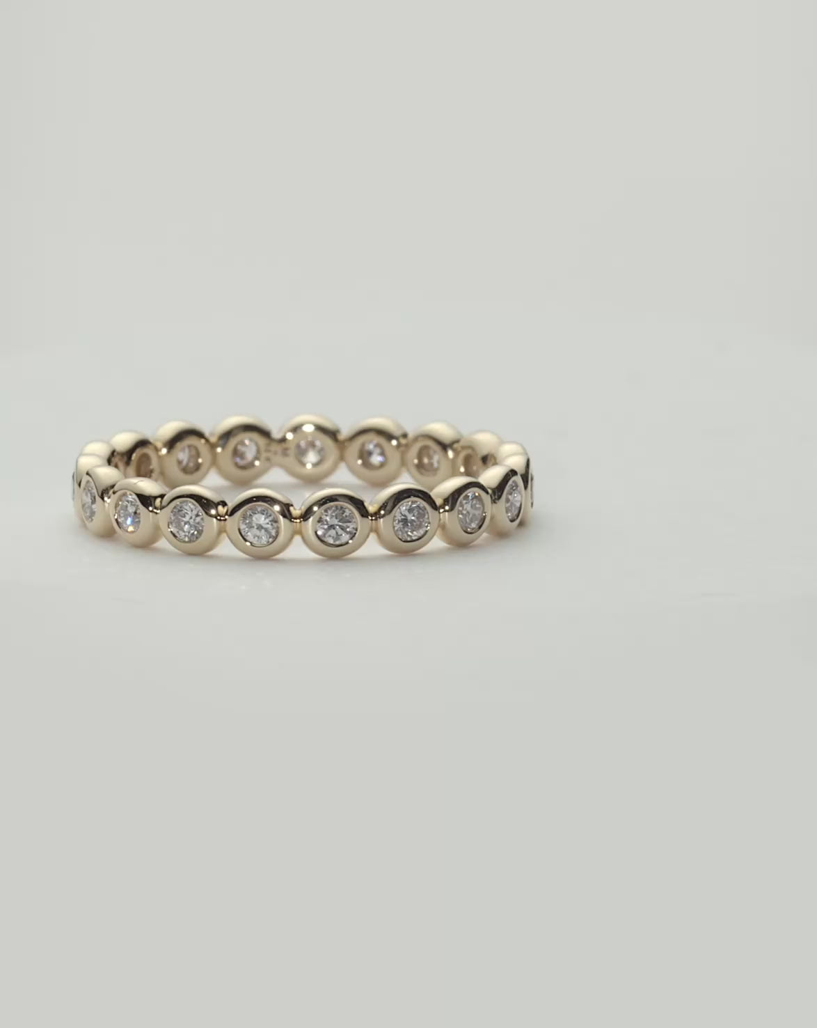 Fine Diamond Tennis Eternity Ring | 14ct Solid Gold