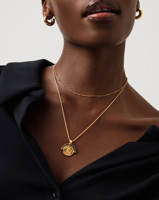 Bobble Chain Choker | 18ct Gold Vermeil