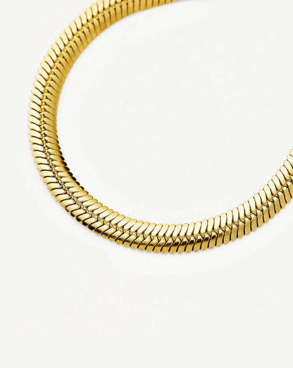 Classic Snake Chain Bracelet | 18ct Gold Plated