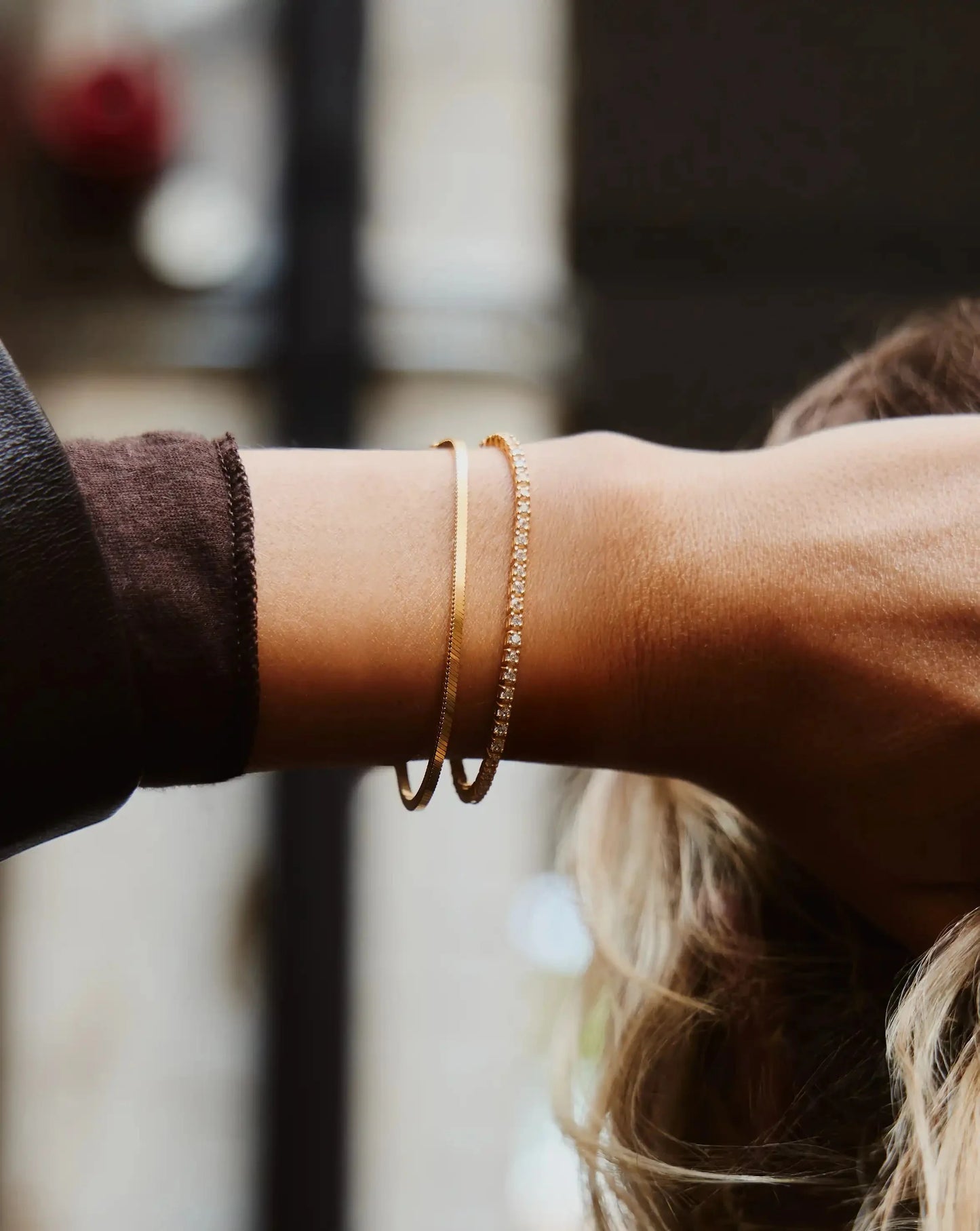 Classic Tennis Bracelet | 18ct Gold Vermeil Cubic Zirconia