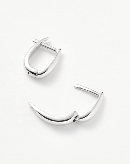 Claw Huggies | Sterling Silver