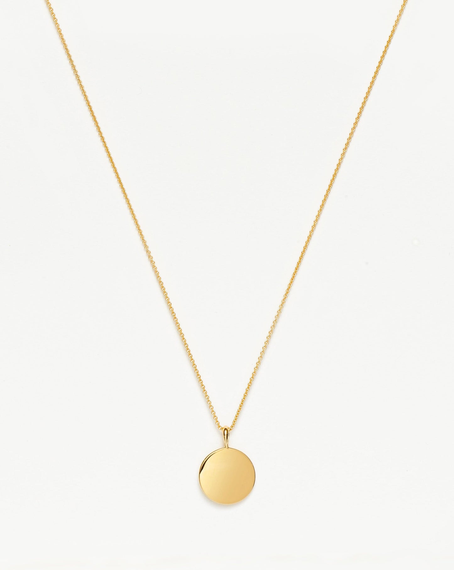 Engravable Round Necklace