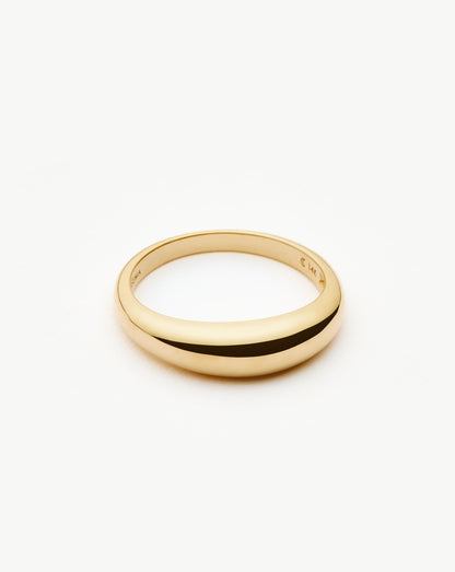 Fine Classic Dome Ring | 14ct Solid Gold