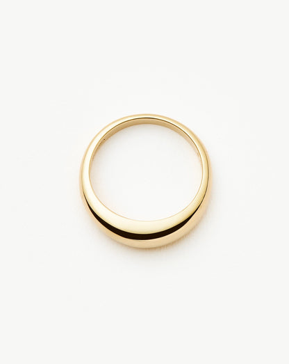 Fine Classic Dome Ring | 14ct Solid Gold