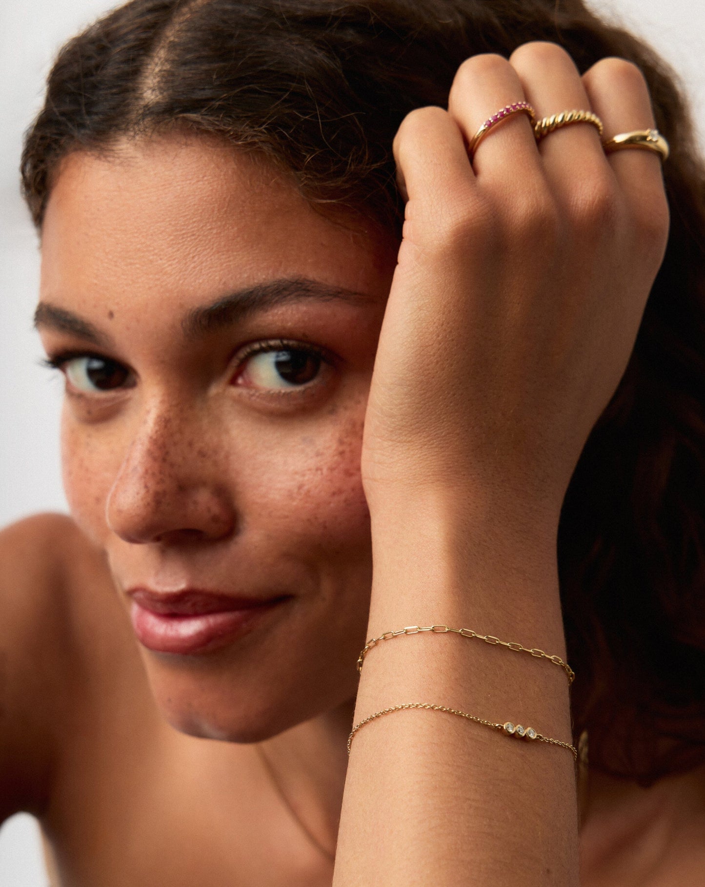 Fine Classic Paperclip Chain Bracelet | 14ct Solid Gold