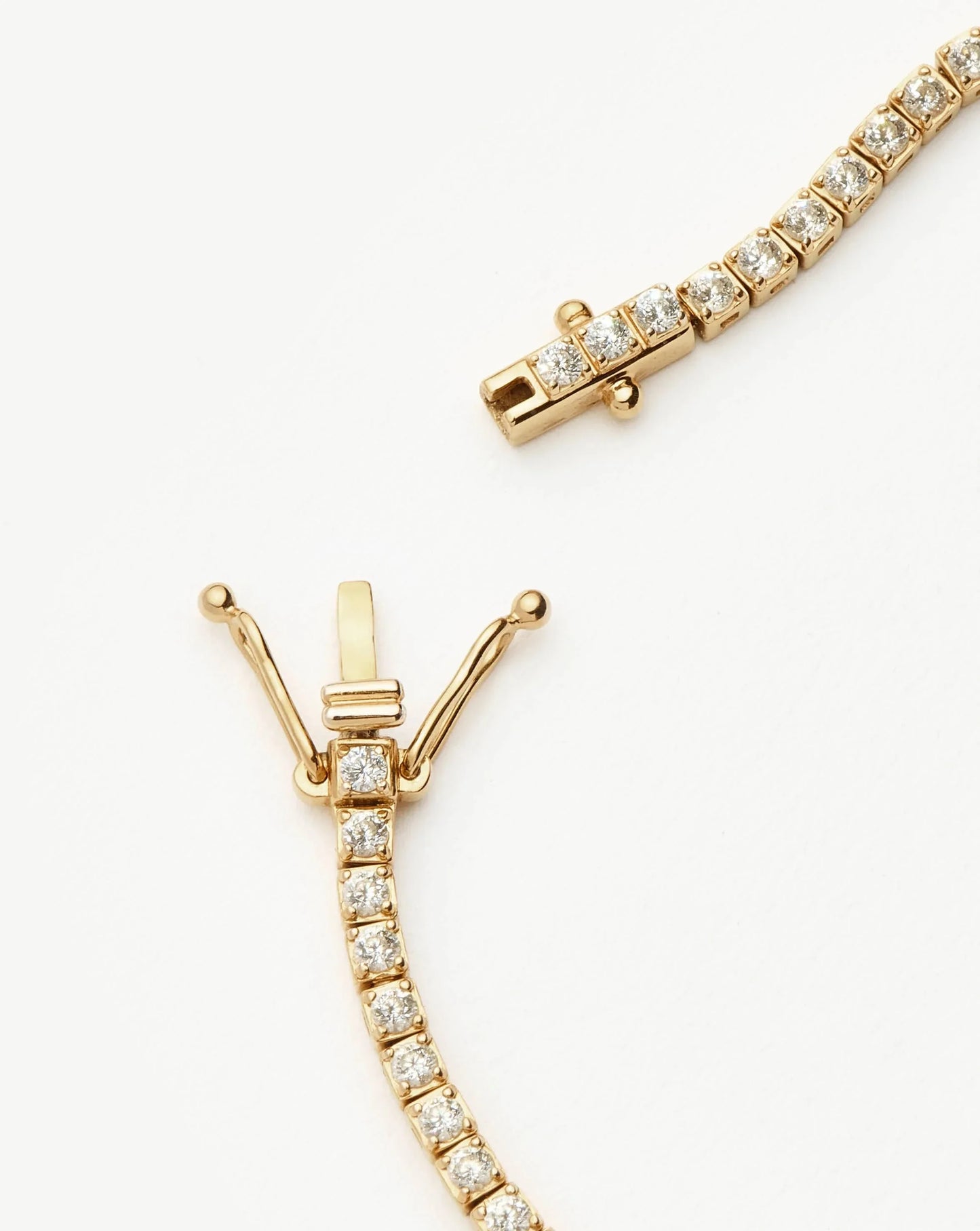 Fine Diamond Tennis Bracelet - Size S/M | 14ct Solid Gold Lab Grown Diamonds