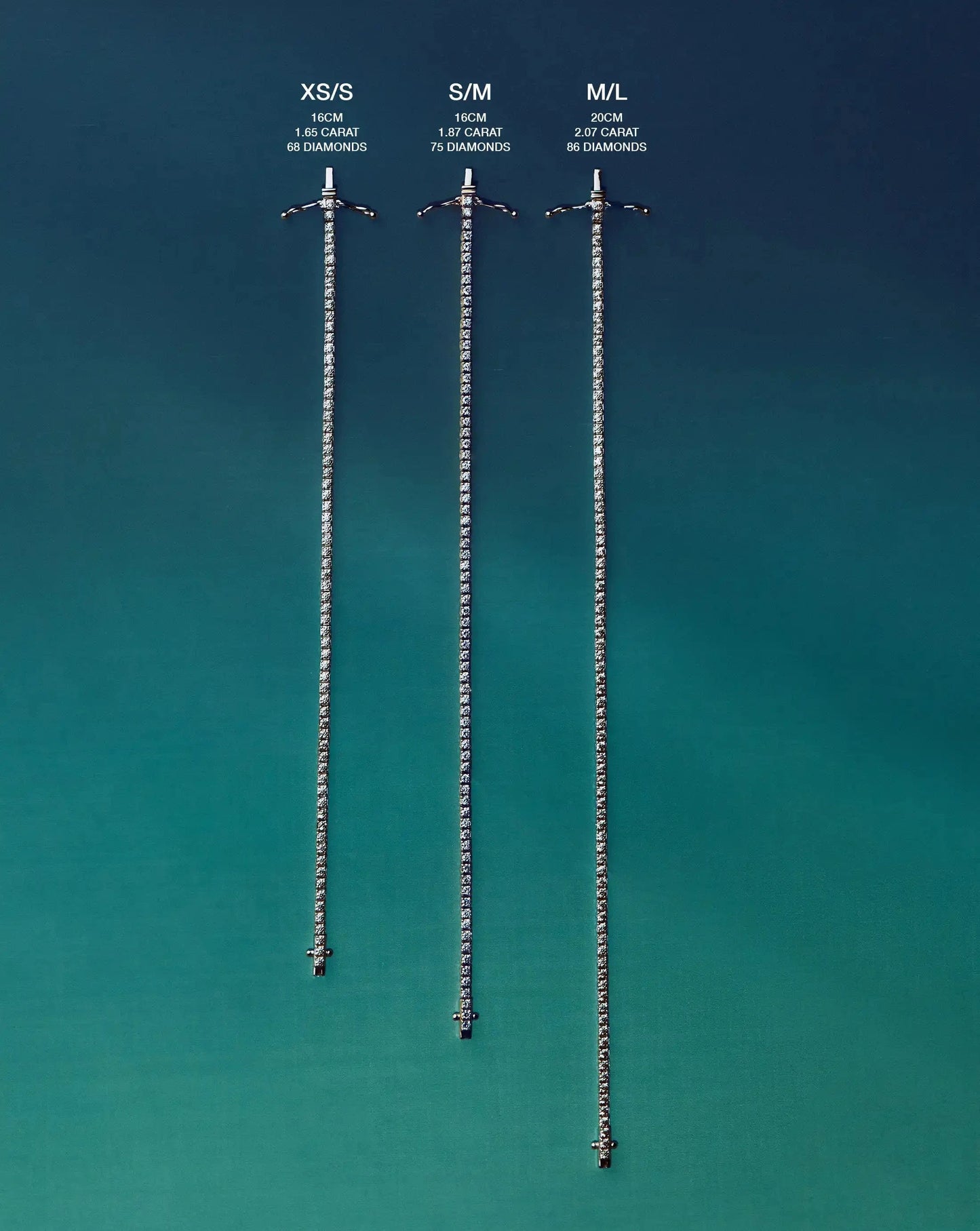 Fine Diamond Tennis Bracelet - Size M/L | 14ct Solid Gold Lab Grown Diamonds