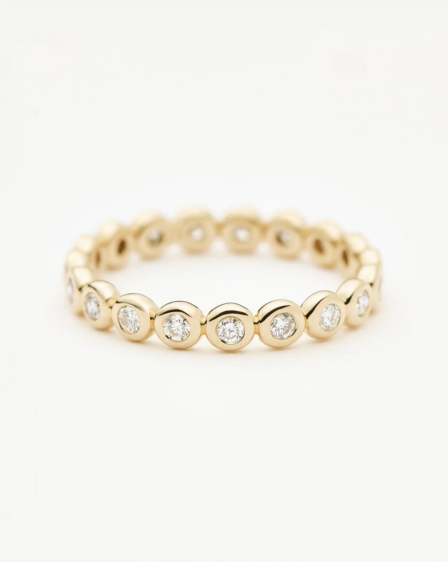 Fine Diamond Tennis Eternity Ring | 14ct Solid Gold
