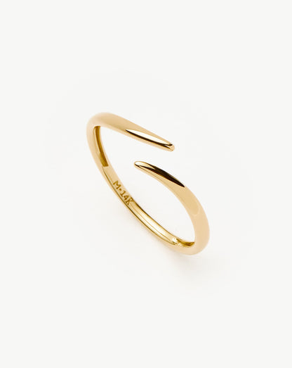 Fine Open Claw Ring | 14ct Solid Gold