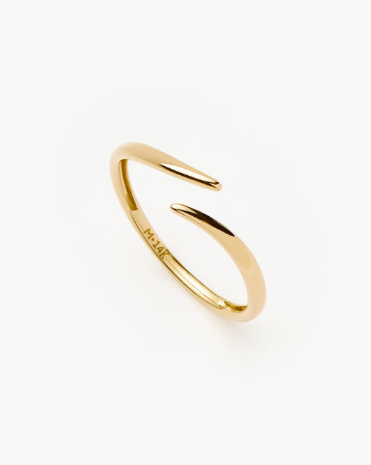 Fine Open Claw Ring | 14ct Solid Gold