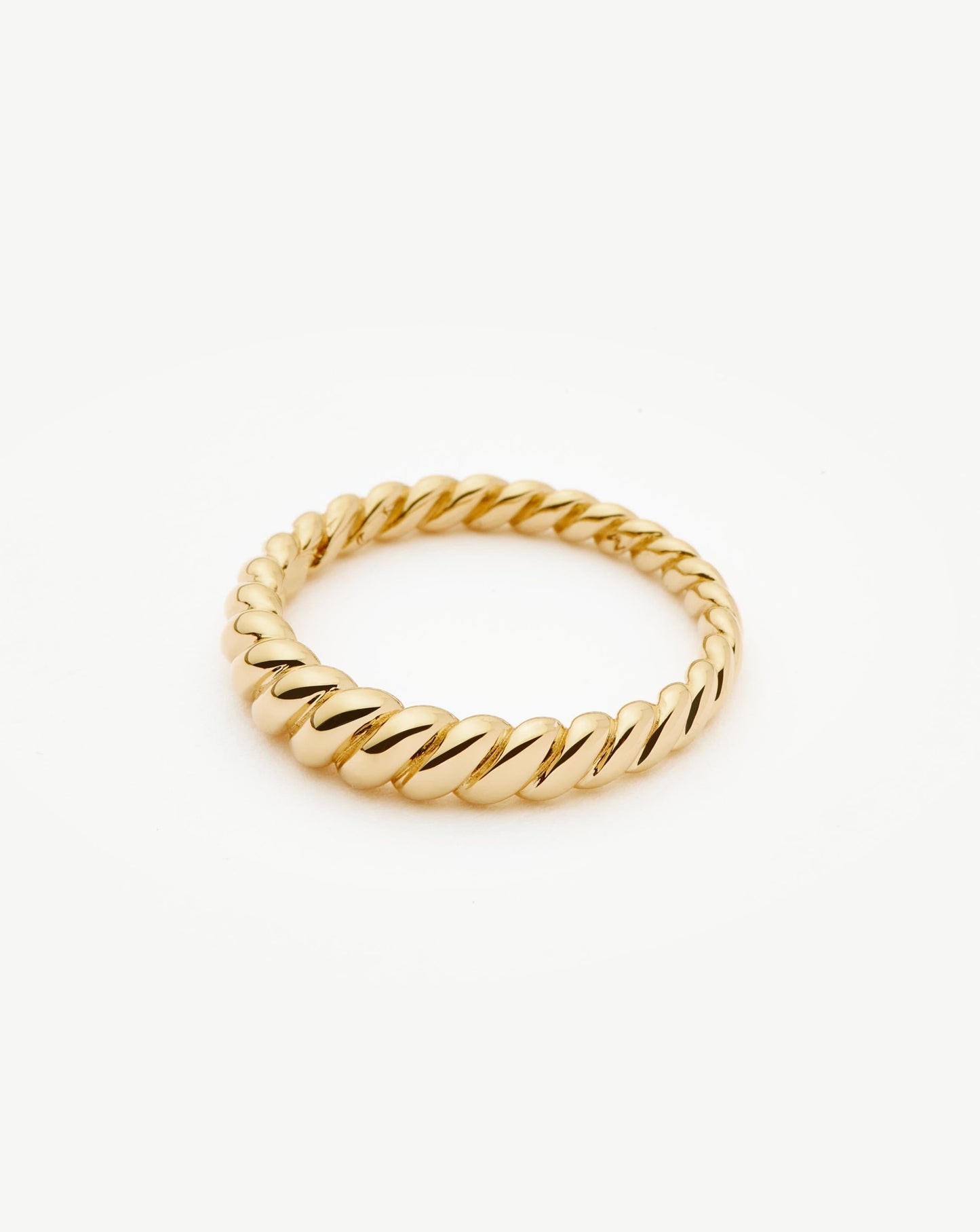 Fine Twisted Classic Ring | 14ct Solid Gold