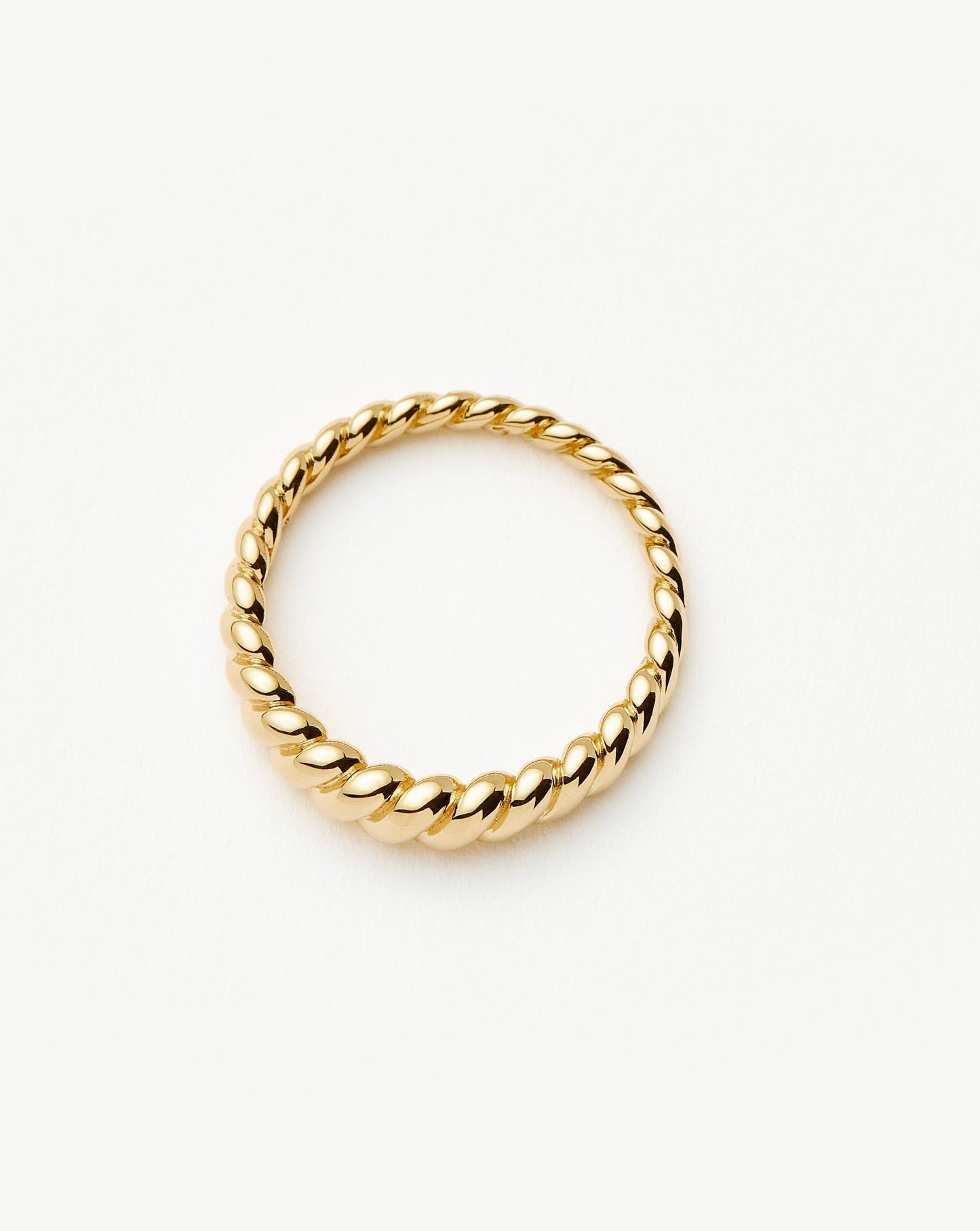 Fine Twisted Classic Ring | 14ct Solid Gold