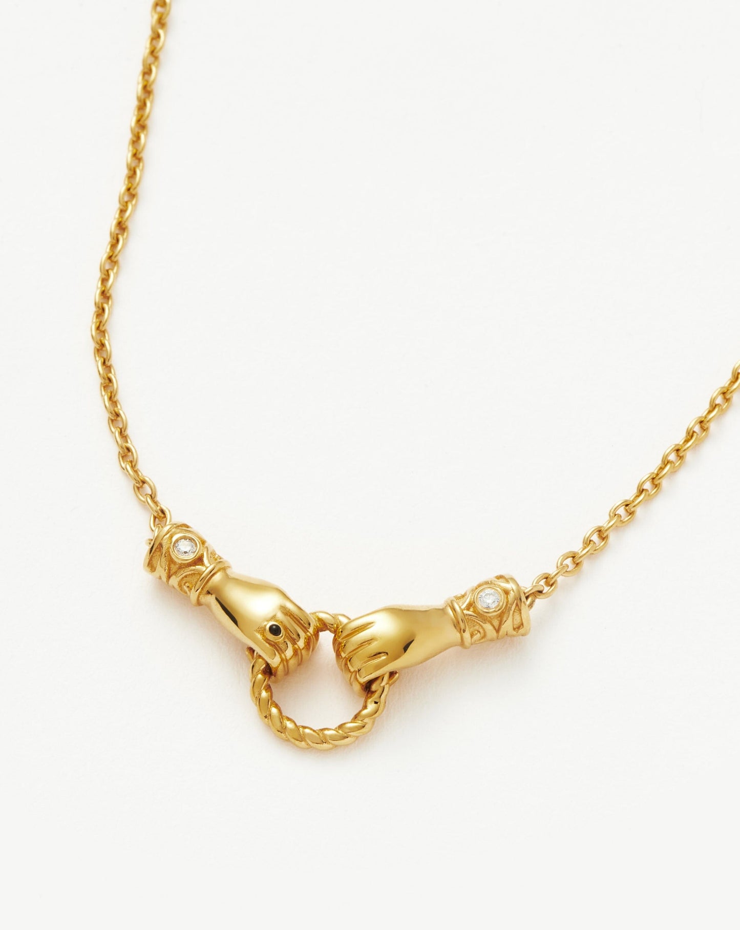 Harris Reed In Good Hands Slider Bracelet | 18ct Gold Plated/Cubic Zirconia