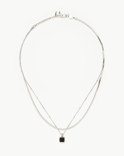 Iconic Lucy Williams Black Onyx Necklace Set