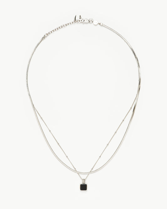 Iconic Lucy Williams Black Onyx Necklace Set