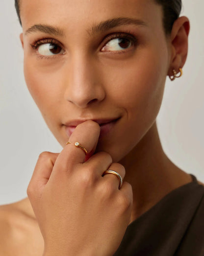 Interstellar Ring | 18ct Gold Vermeil/Cubic Zirconia