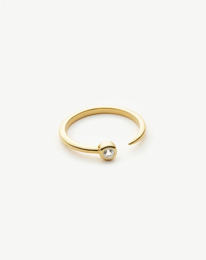Interstellar Ring | 18ct Gold Vermeil/Cubic Zirconia