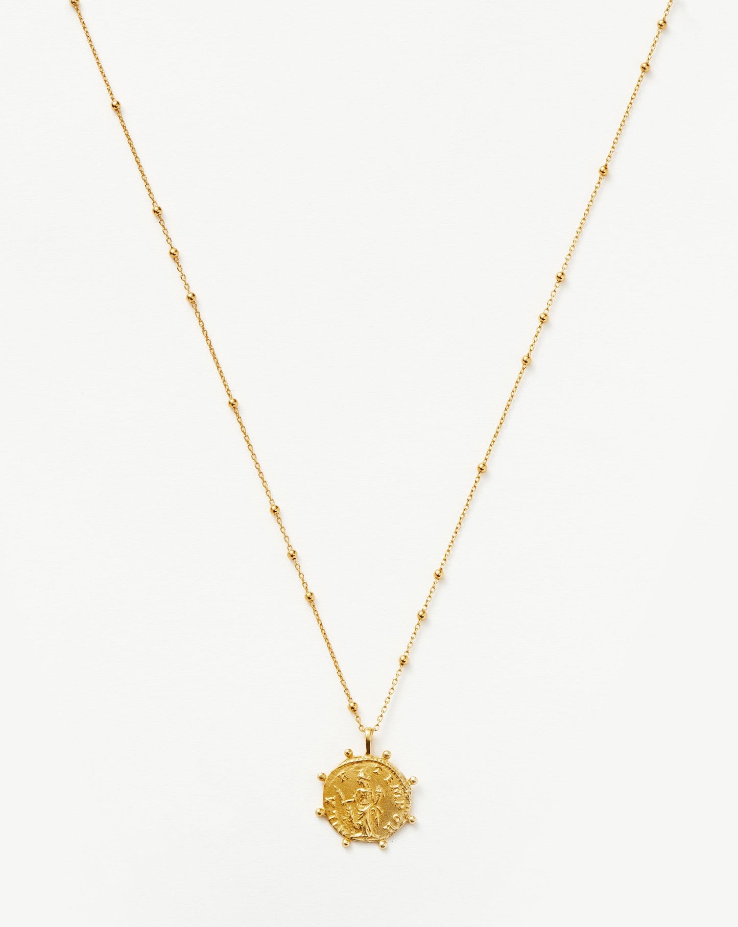 Lucy Williams Beaded Coin Necklace