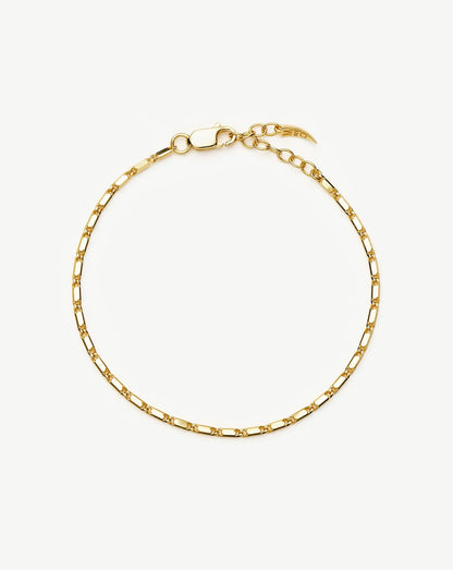 Lucy Williams Horizon Link Chain Bracelet | 18ct Gold Vermeil