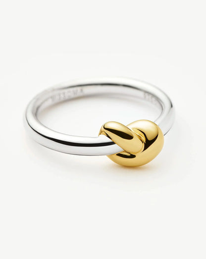 Lucy Williams Knot Stacking Ring | Mixed Metal