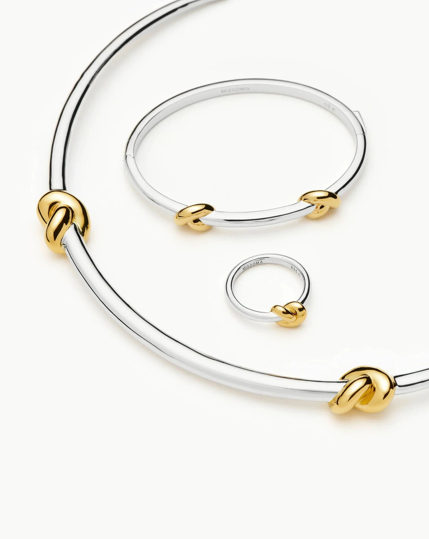 Lucy Williams Knot Stacking Ring | Mixed Metal