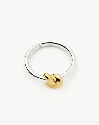 Lucy Williams Knot Stacking Ring | Mixed Metal