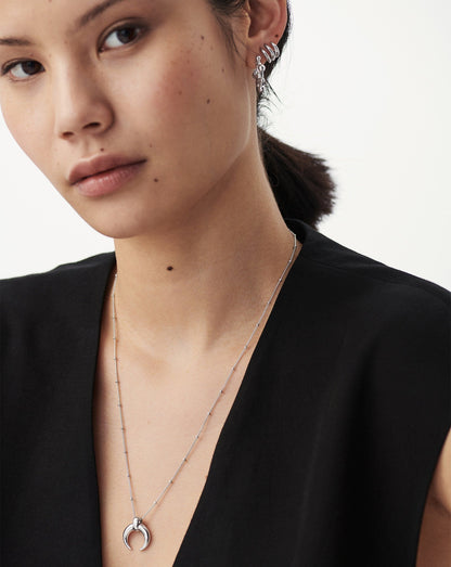 Lucy Williams Large Horn Pendant Necklace