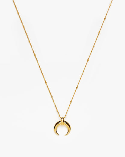 Lucy Williams Large Horn Pendant Necklace