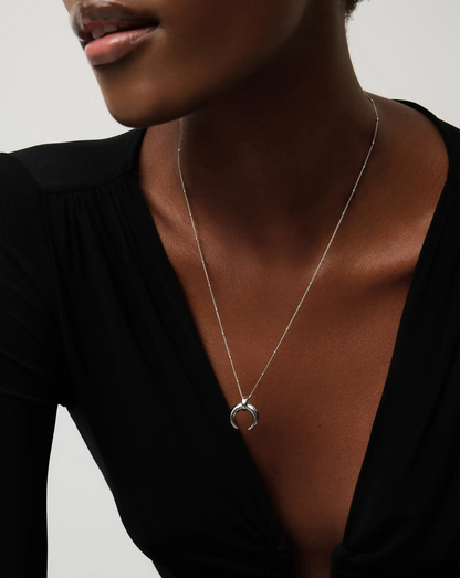 Lucy Williams Large Horn Pendant Necklace