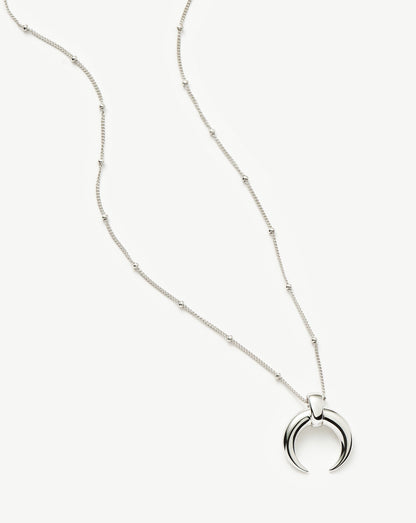 Lucy Williams Large Horn Pendant Necklace