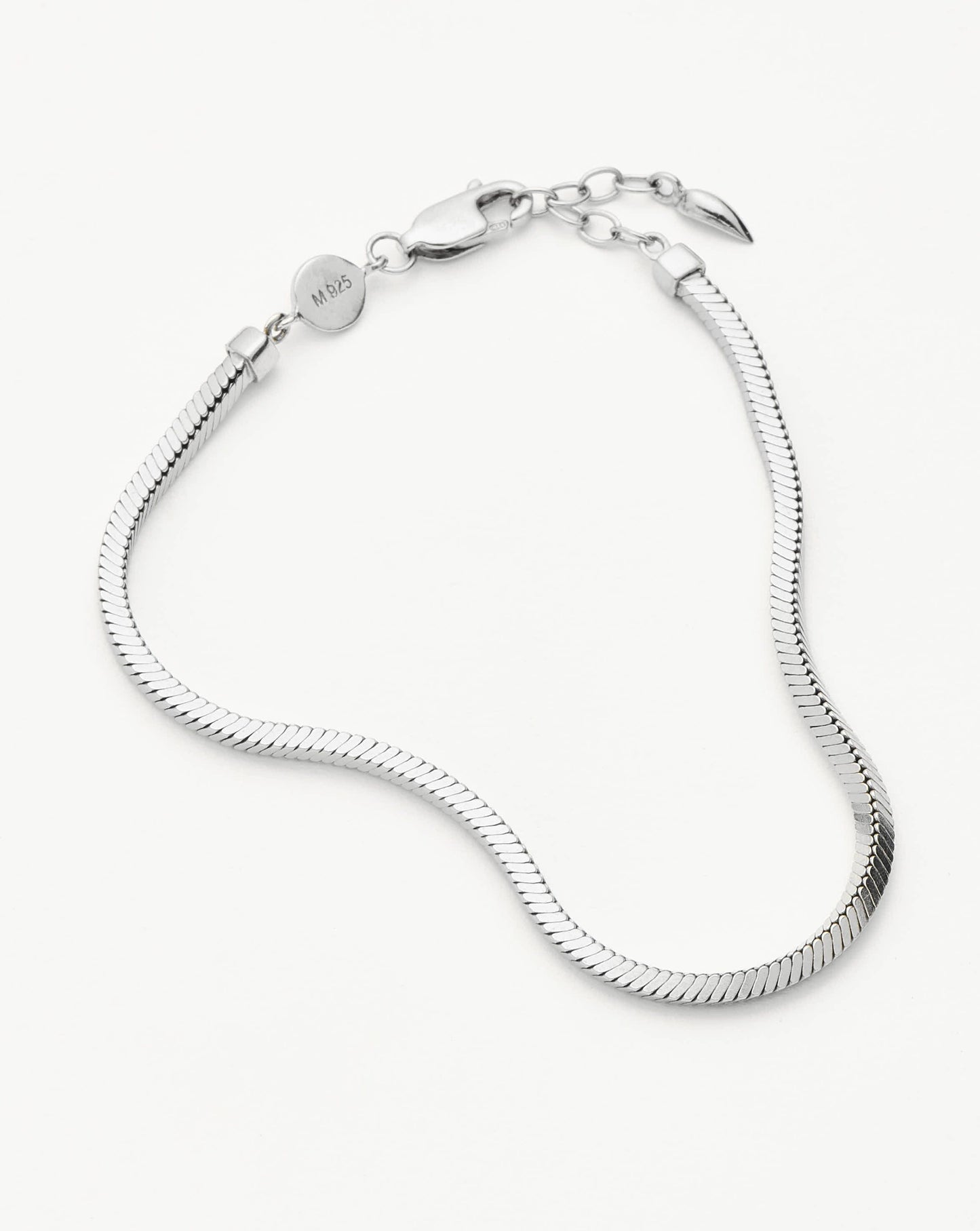 Lucy Williams Square Snake Chain Bracelet