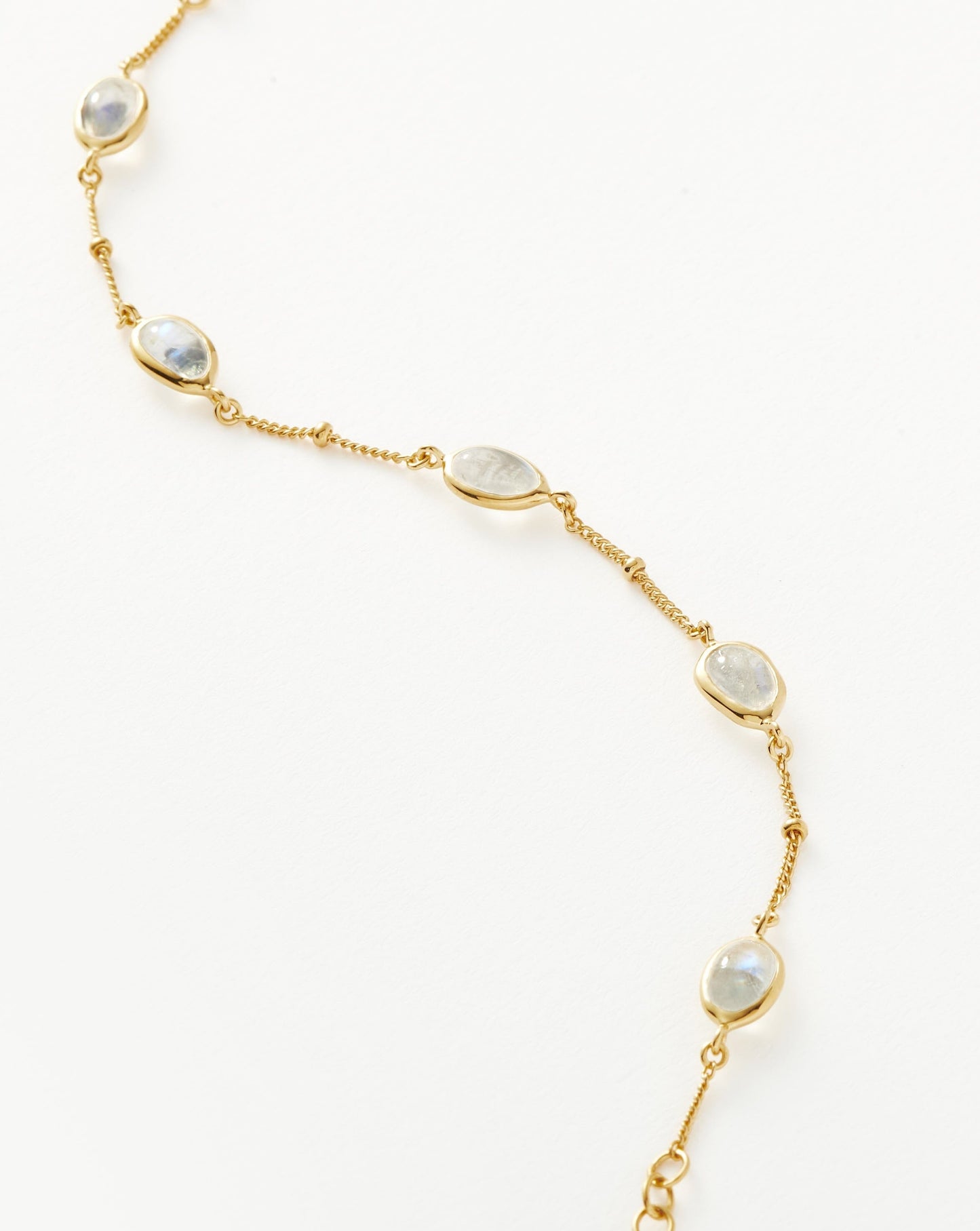 Magma Gemstone Charm Bracelet | 18ct Recycled Gold Vermeil on Recycled Sterling Silver