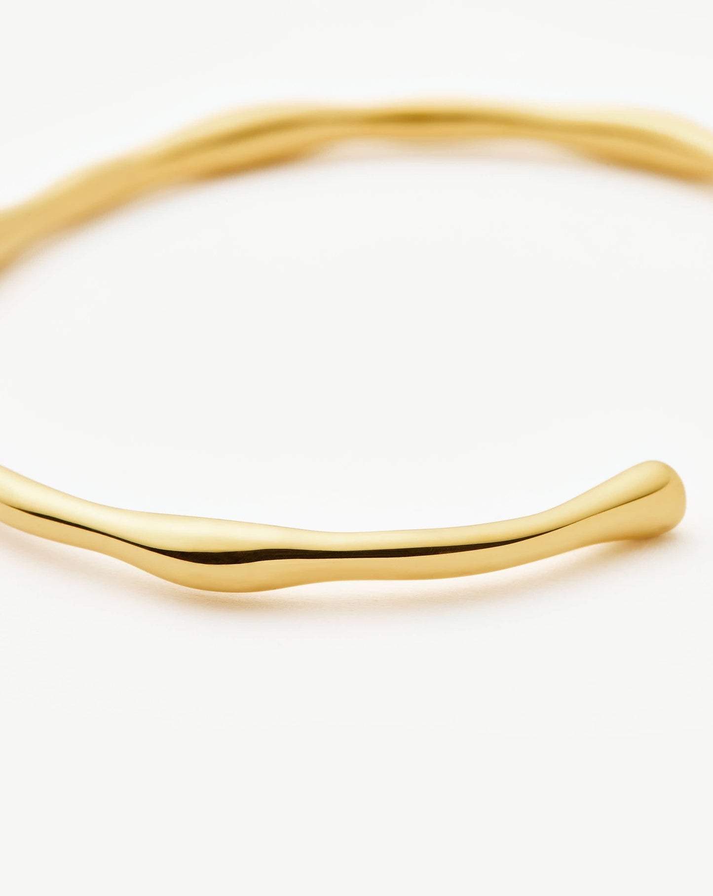 Molten Cuff Bracelet | 18ct Gold Plated