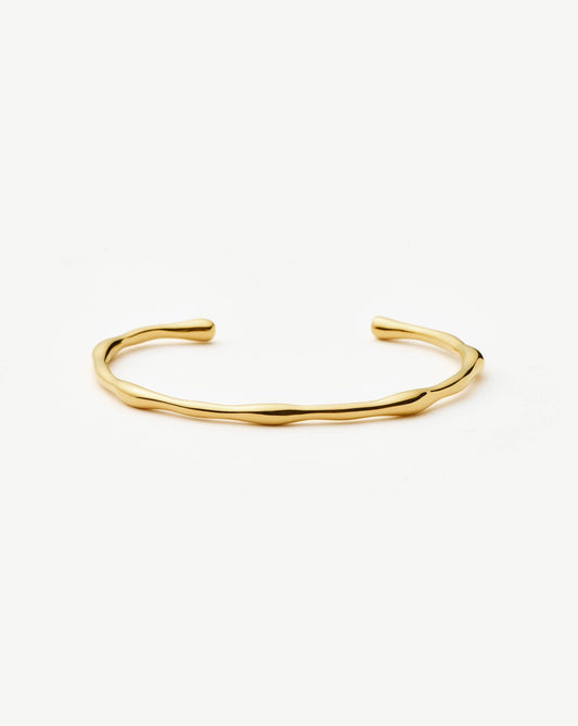 Molten Cuff Bracelet | 18ct Gold Plated