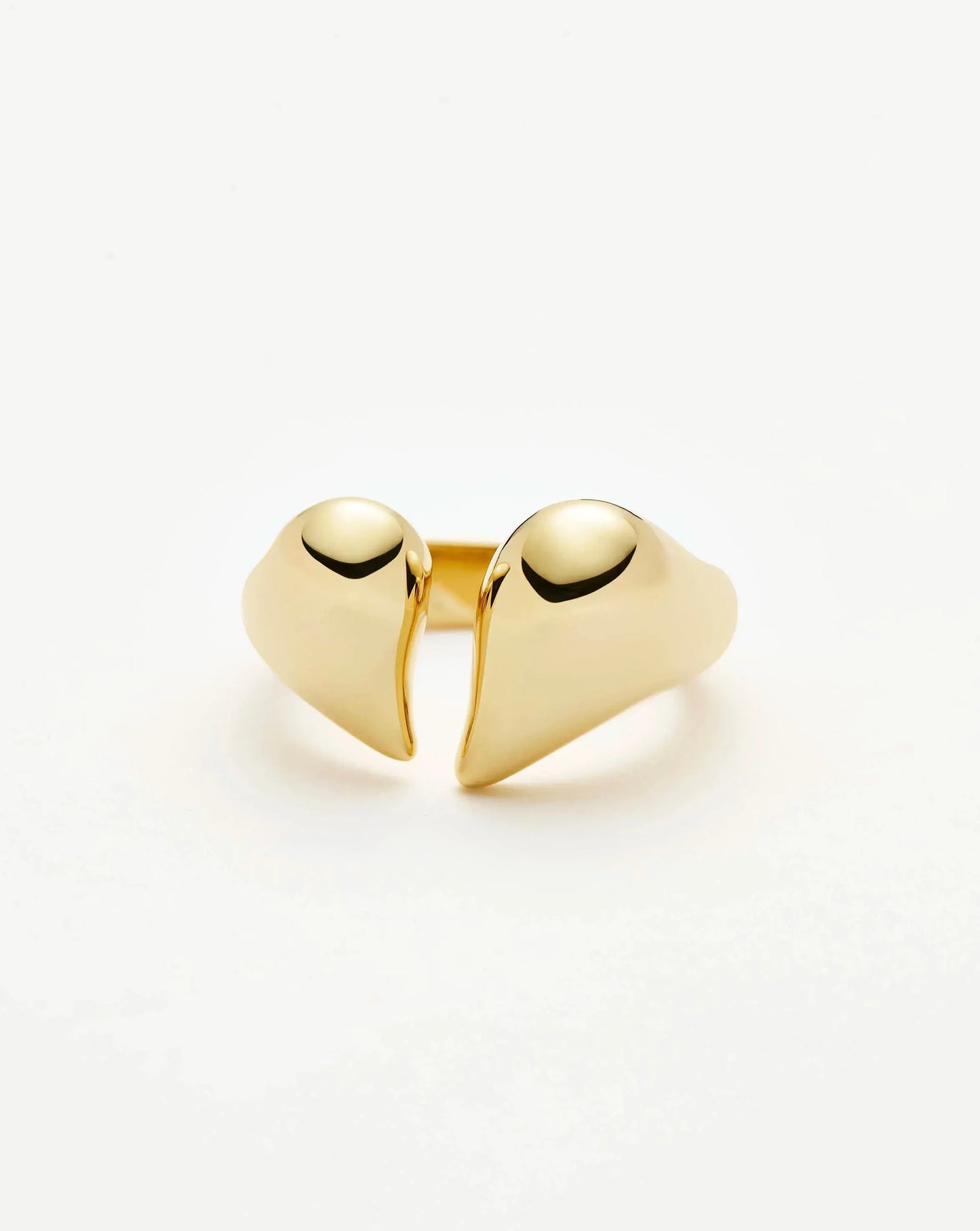 Molten Heart Statement Ring | 18ct Gold Plated