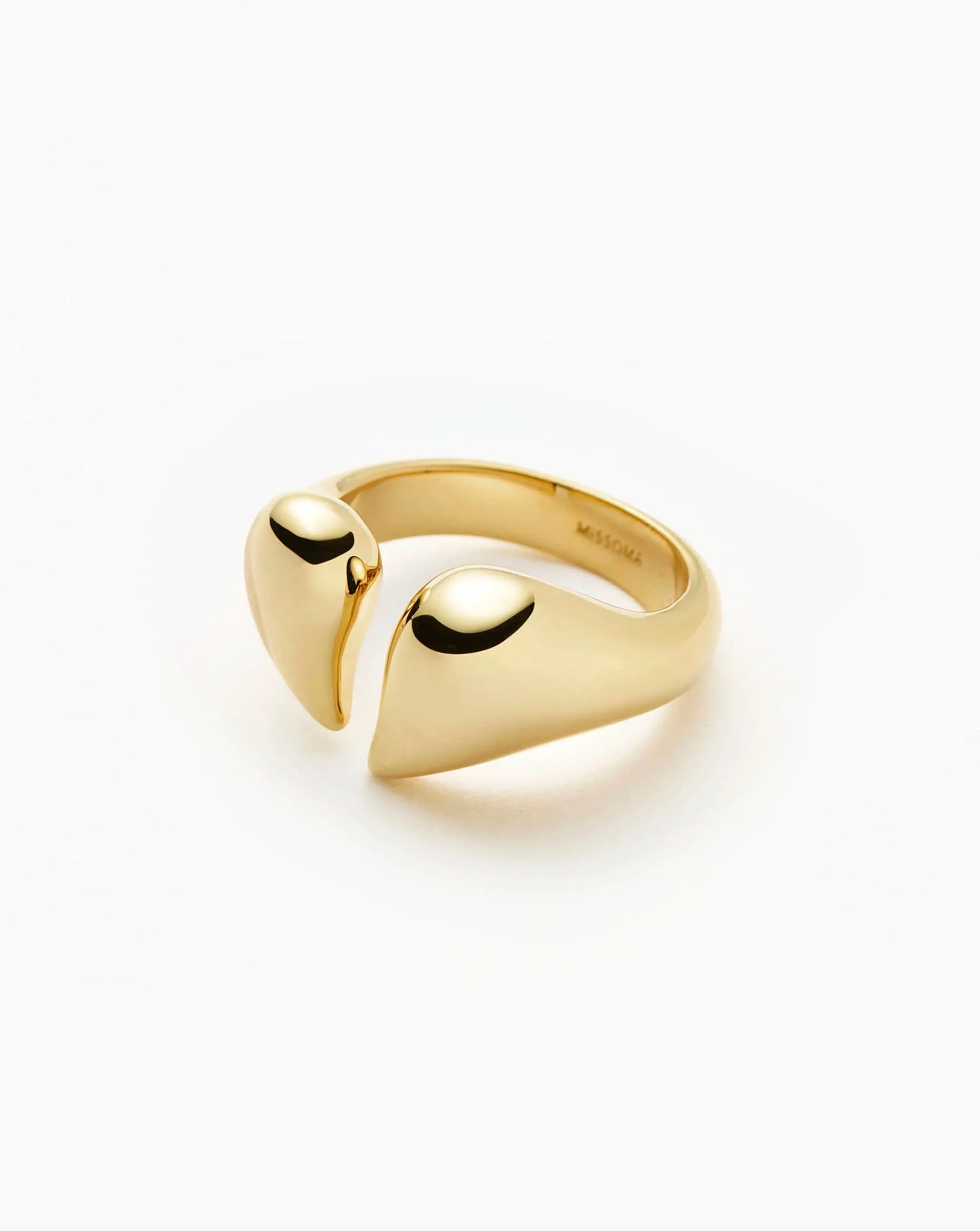 Molten Heart Statement Ring | 18ct Gold Plated
