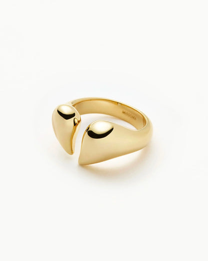 Molten Heart Statement Ring | 18ct Gold Plated