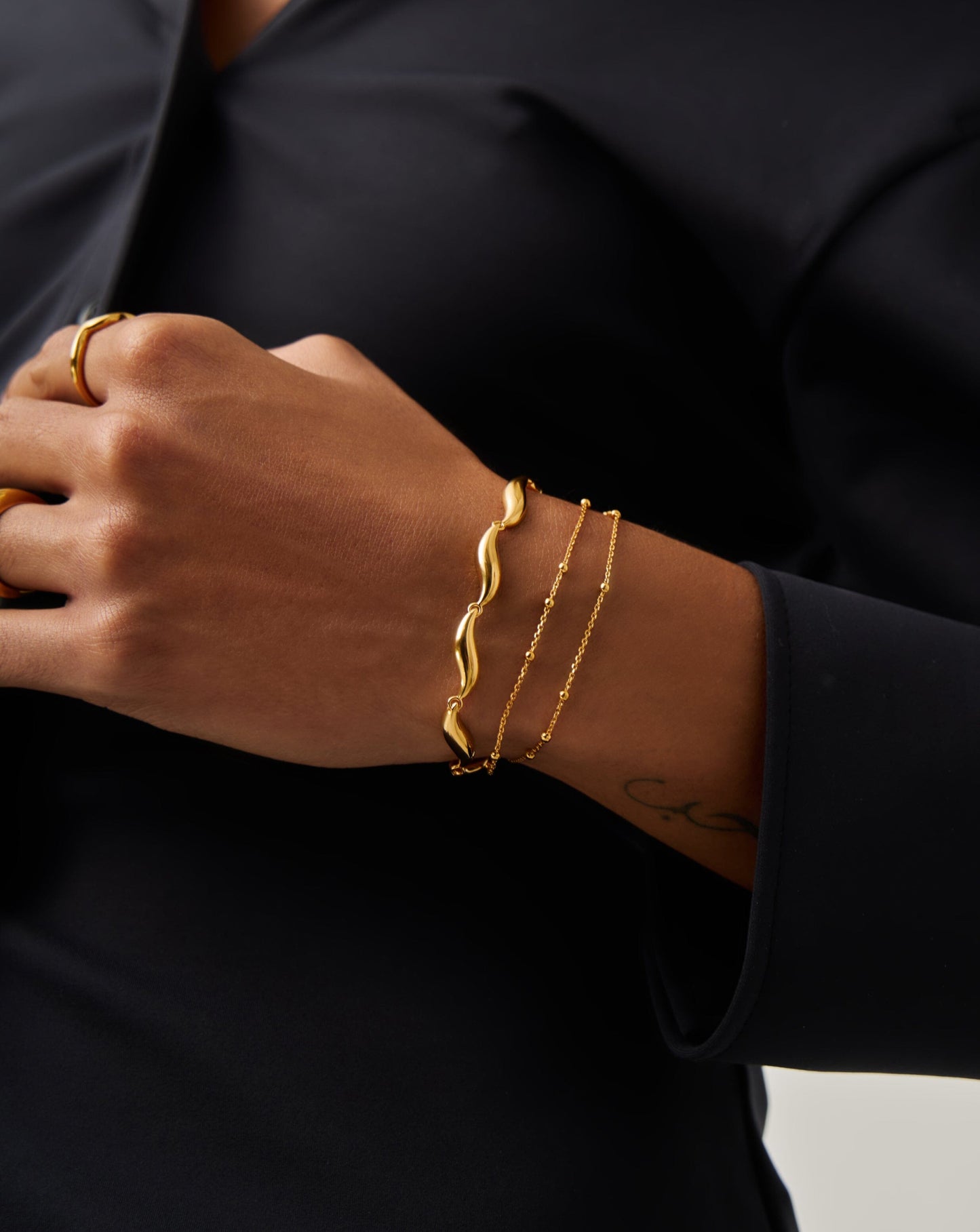 Savi Signature Link Chain Bracelet | 18ct Gold Plated