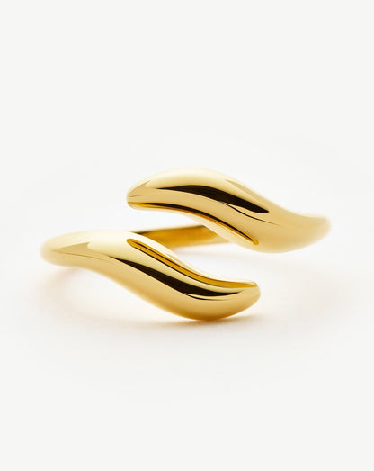 Savi Signature Open Ring | 18ct Gold Vermeil