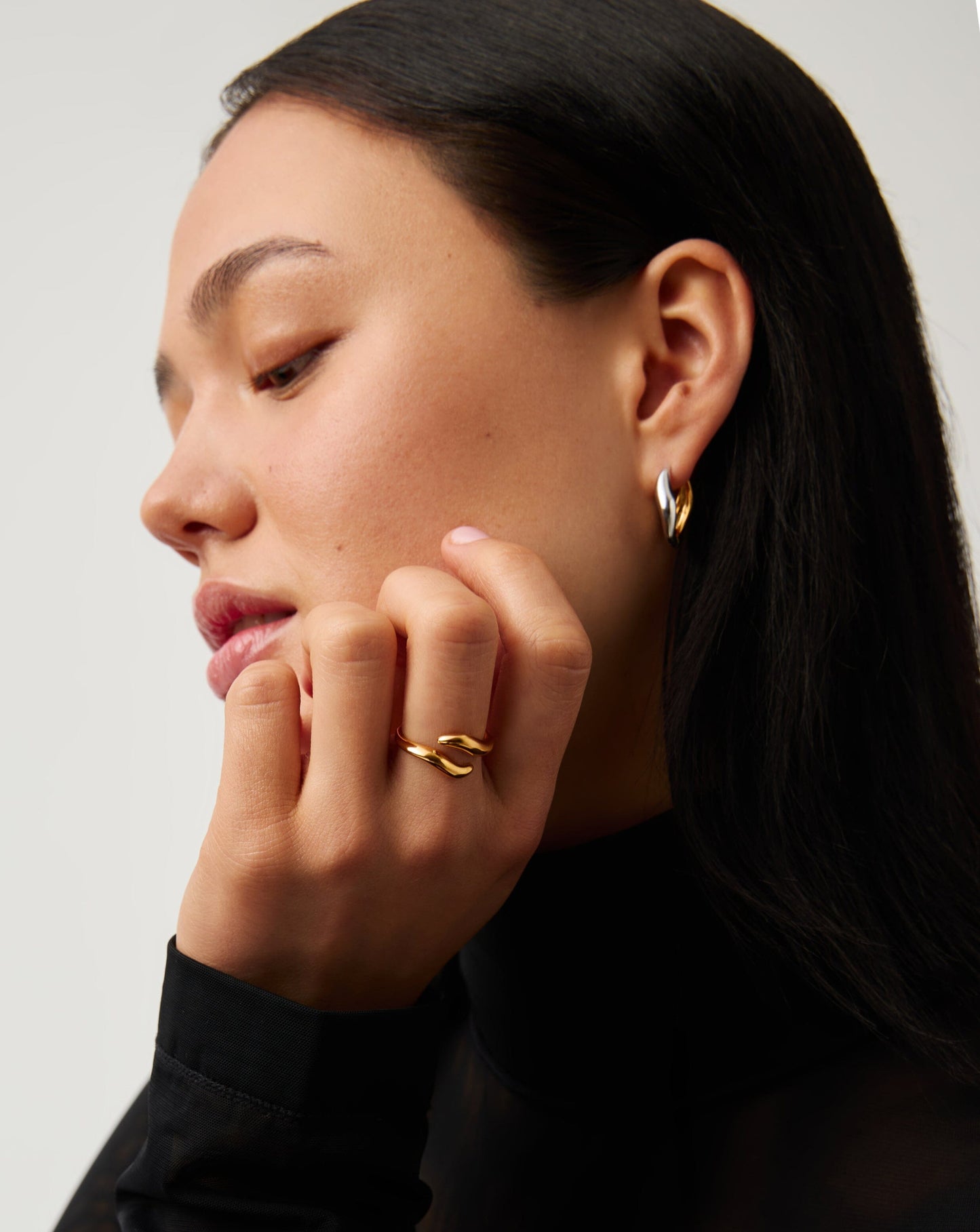 Savi Signature Open Ring | 18ct Gold Vermeil